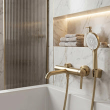 Fürdőkád csaptelep Rivo Brush Gold