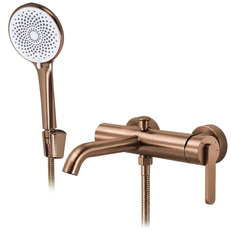 Fürdőkád csaptelep Rivo Ontario Side Brush Copper