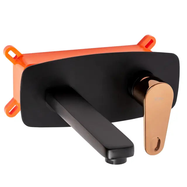 Fürdőszobai csaptelep Rea MILD BLACK ROSE GOLD + BOX