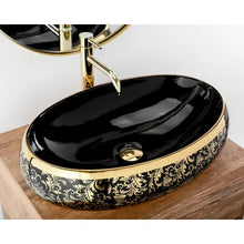 Pultos mosdó Rea Meryl Black / Gold