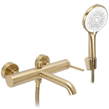 Fürdőkád csaptelep Rivo Brush Gold