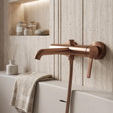 Fürdőkád csaptelep Rivo Brush Copper