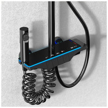 Zuhanyszett REA Savio Led Black