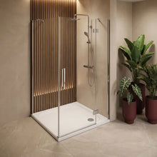 Zuhanytálca Rea Belmond White 80x80 Chrome