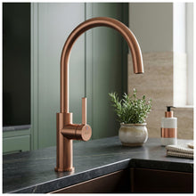 Konyhai csaptelep REA Rivo Brush Copper