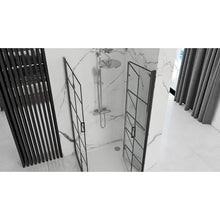 Zuhanykabin Rea Molier Black Double