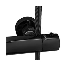 Termosztátos zuhanyszett Rea Lungo black Metallic