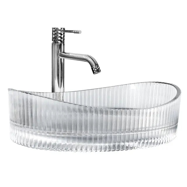 Pultos mosdókagyló Rea Harper Transparent