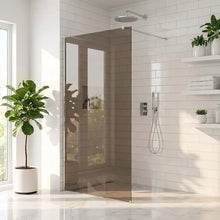 Zuhanyfal Rea Flexi Brown / Chrome