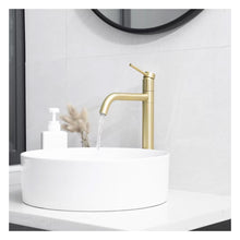 Fürdőszobai csaptelep Rea Lugano Slim Brush Gold High