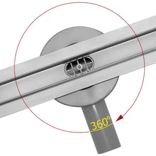 Lineáris lefolyó Rea Neo Slim Pro Nickel Brush INOX