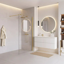 Zuhanyfal Rea Flexi Transparent / Gold