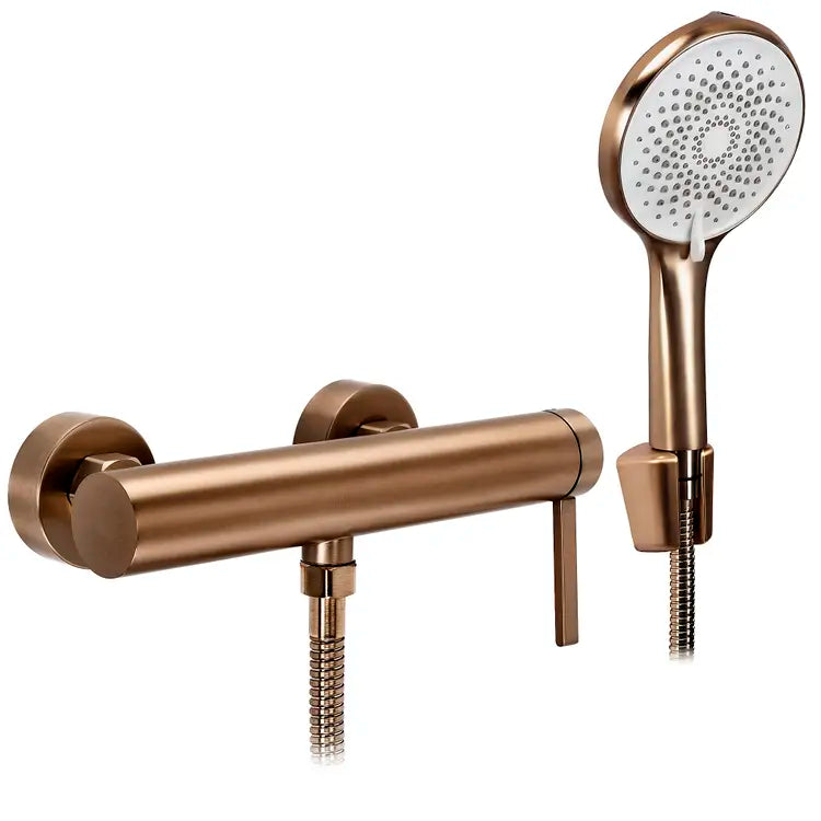 Zuhanycsaptelep Rivo Brush Copper