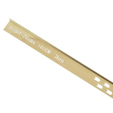 Lejtéskialakító szegély épített zuhanyhoz 140cm Brush Gold