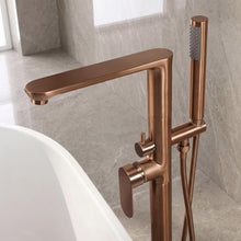 Szabadon álló padló csaptelep Rea Logan Brush Copper