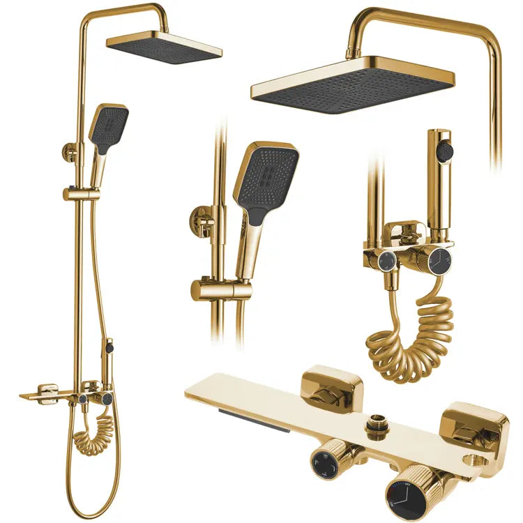 Zuhanyszett REA HELIX Gold