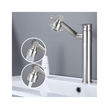 Fürdőszobai csaptelep Rea PACO Nickel Brush INOX High