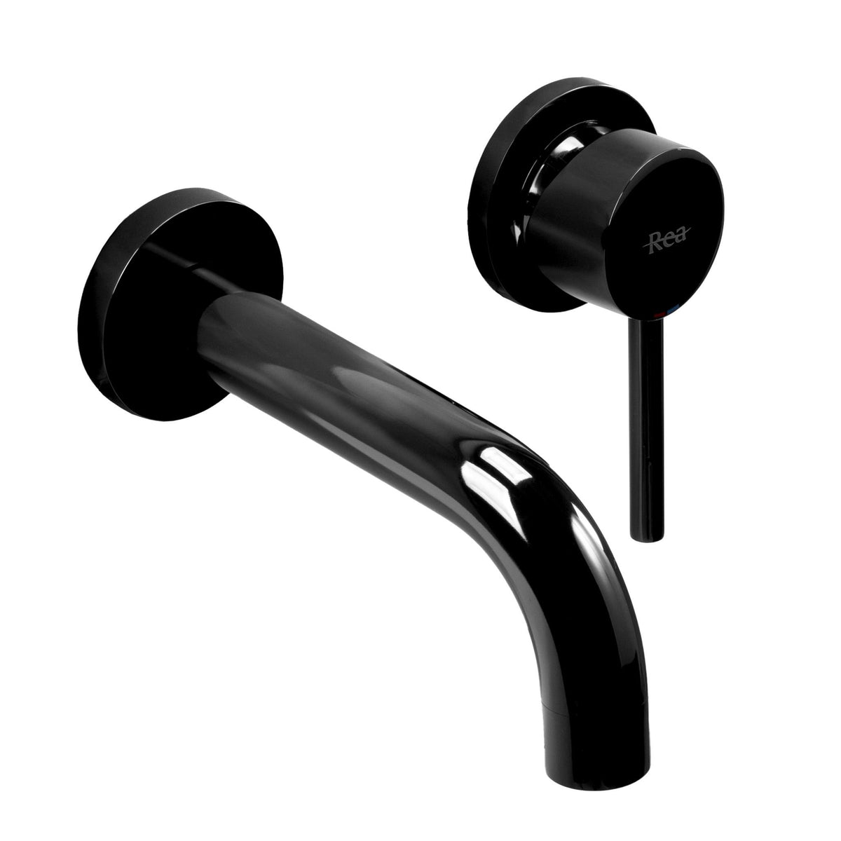 Falra szerelhető csaptelep Rea Lungo Black Metallic + box