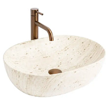Pultos mosdó Rea Amelia Travertine Classic 48