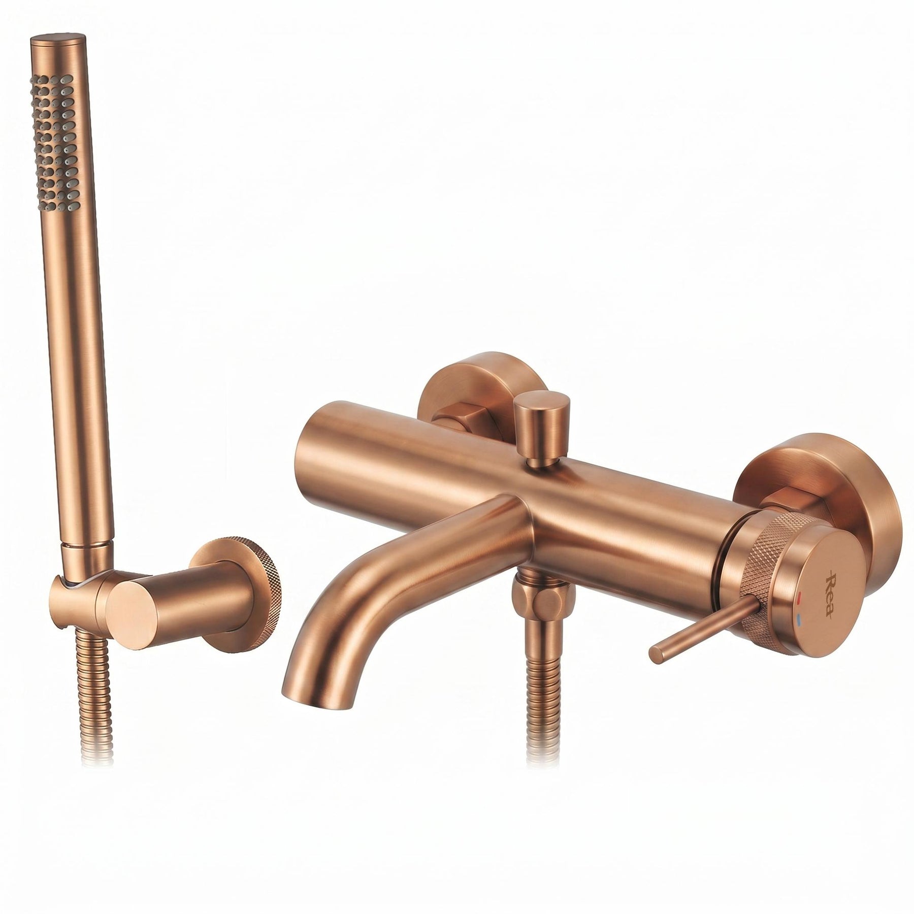 Fürdőkád csaptelep Rea Lungo Grip Brush Copper