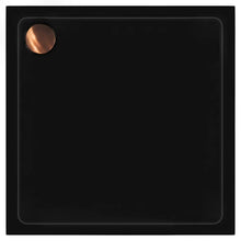 Akril zuhanytálca Rea Savoy black 80x80