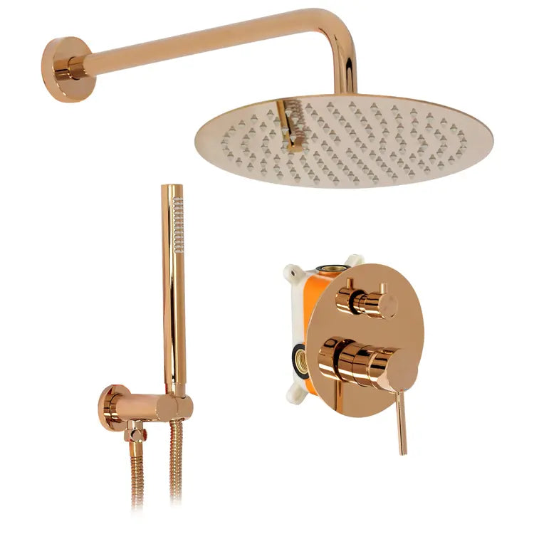 Zuhanyszett rejtett Rea Lungo Copper + box