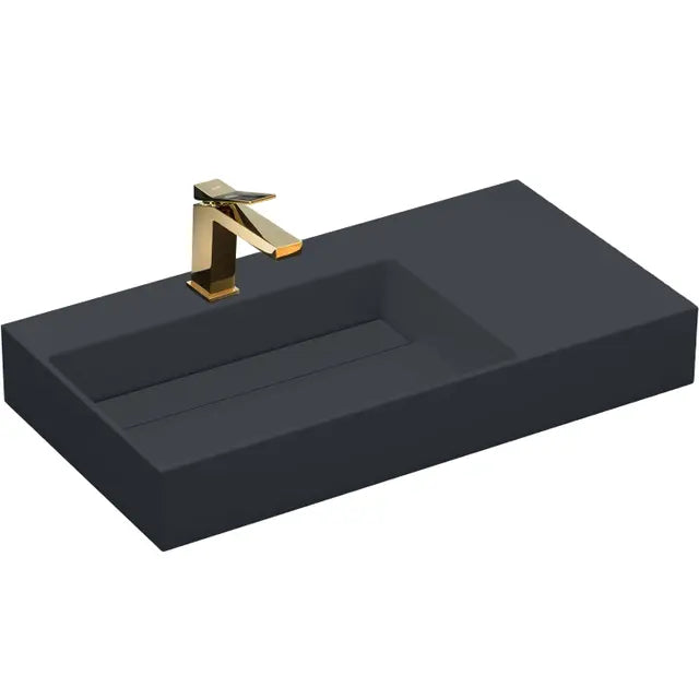 Konglomerátum mosdó Archi 75 CM Grey MATT