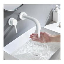 Falra szerelhető csaptelep Rea Lungo White Mat + box