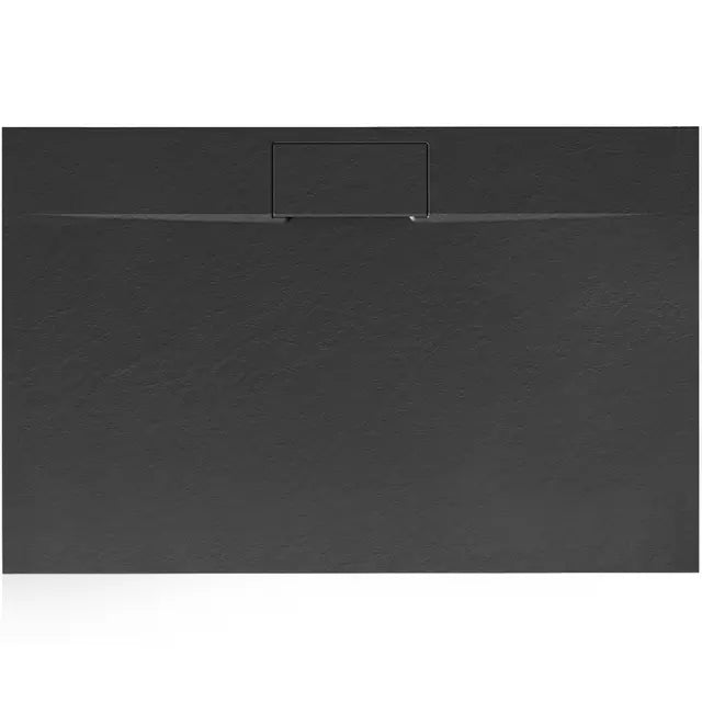 Zuhanytálca Bazalt Black long 90x120