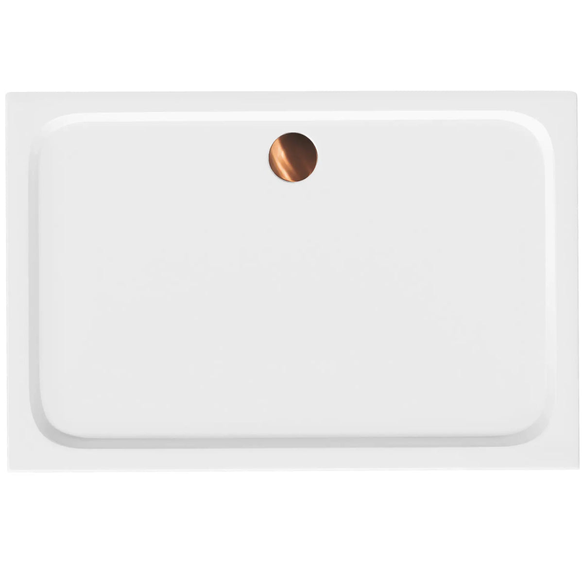 Zuhanytálca Rea Belmond White Brush Copper