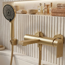 Fürdőkád csaptelep Hunter Brush Gold