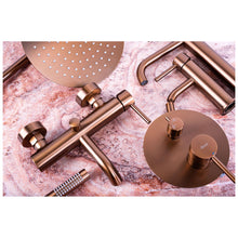 Fürdőkád csaptelep Rea Lungo Brush Copper + Box