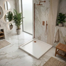 Zuhanytálca Rea Belmond White Brush Copper
