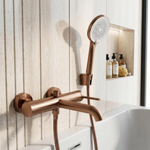 Fürdőkád csaptelep Rivo Brush Copper