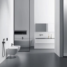 Rea Lungo Loop black süllyesztett bidé csaptelep