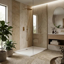 Zuhanytálca Rea Belmond White Chrome