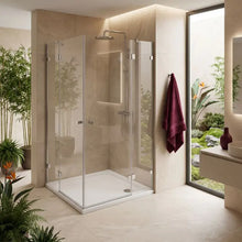 Zuhanytálca Rea Belmond White 80x80 Chrome