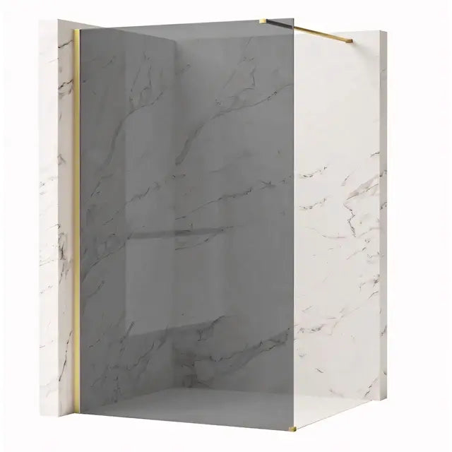 Zuhanyfal Rea Flexi Grey / Brush Gold