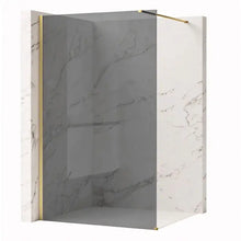 Zuhanyfal Rea Flexi Grey / Brush Gold