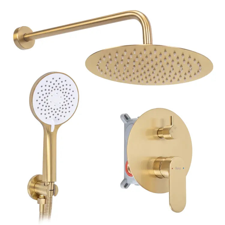 Zuhanyszett rejtett Rea Drop Brush Gold + BOX