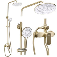Zuhanyszett REA DROP Brush Gold