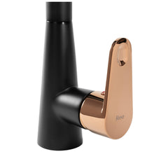 Konyhai csaptelep Rea Mild black mat rose gold