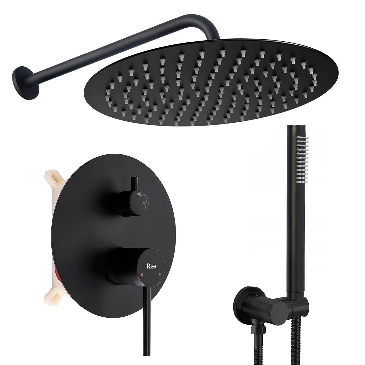 Zuhanyszett rejtett Rea Foss Clif Black + box