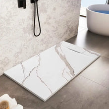 Zuhanytálca Bazalt CARRARA WHITE
